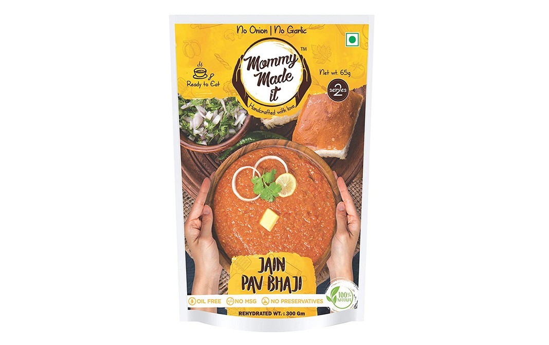 Mommy Made It Jain Pav Bhaji    Pack  65 grams